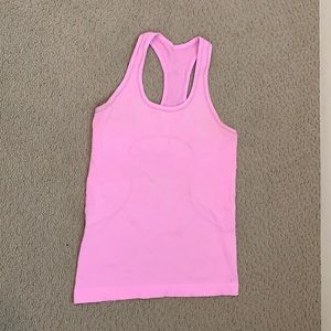 Pink lulu tank